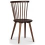 Sintorp spisegruppe, rundt spisebord 115 cm inkludert 4 stk. Castor pinnestoler i valntt  Brun marmor (Laminat)