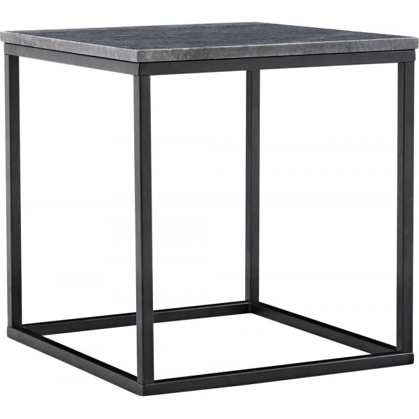 Accent sofabord 50 - Gr� marmor/svart understell