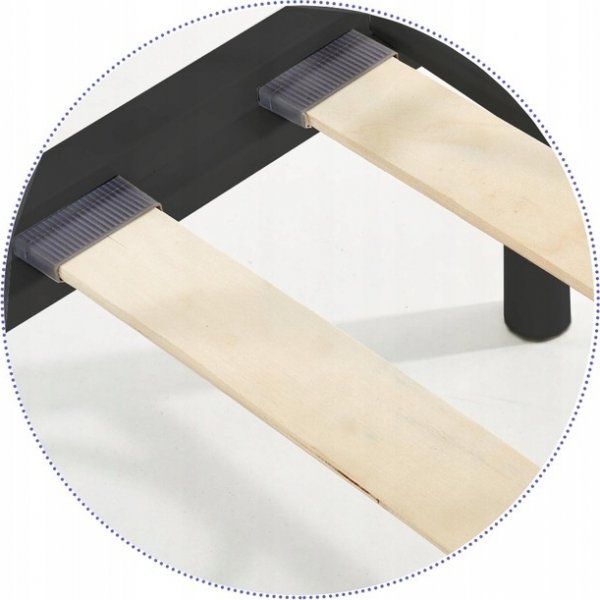 Bahia sort sengeramme 90x200 cm