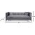 Trendy 3-seters sofa - Mrkegr