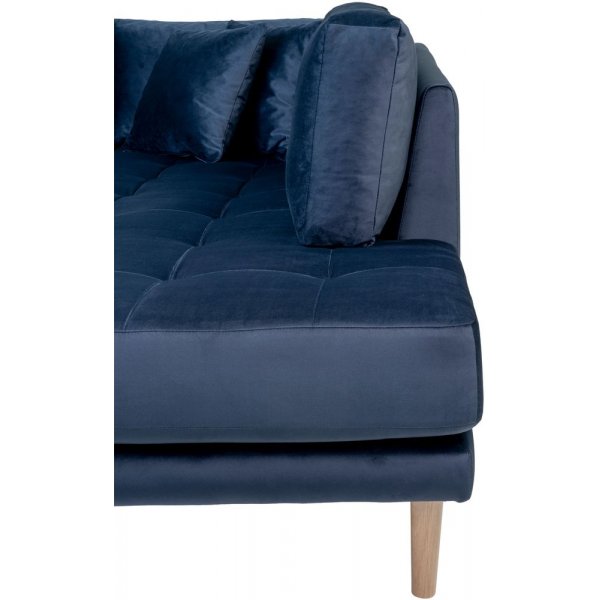 Lido U sofa med åpen finish - Mørk blå Lido U sofa med åpen finish - Mørk blå