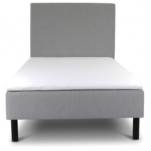 Cloud rammemadrass 120 cm med sengegavl - Pocketsystem