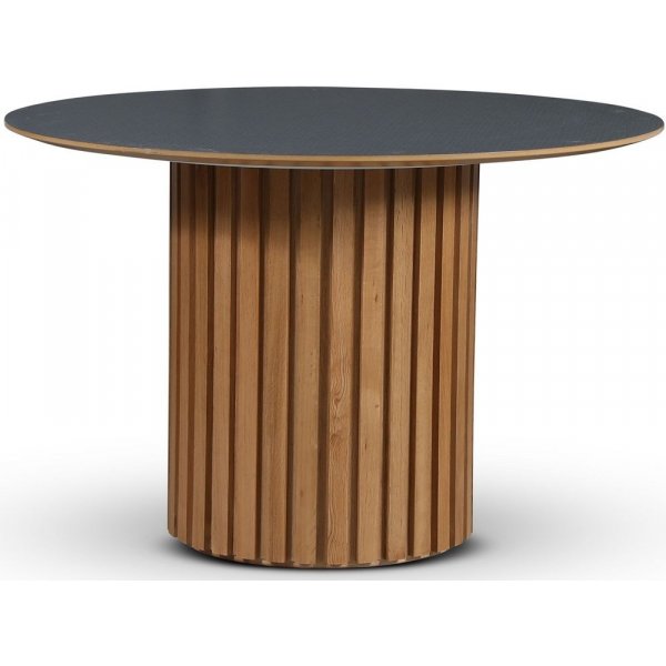 Sumo spisebord 118 cm - Oljet eik / Perstorp mrkegr virrvarr