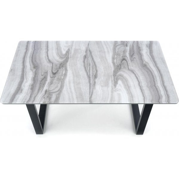 Nesta spisebord 160-200 cm - Hvit/gr�