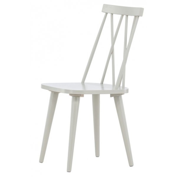 Mariette spisestol i flettet graktig