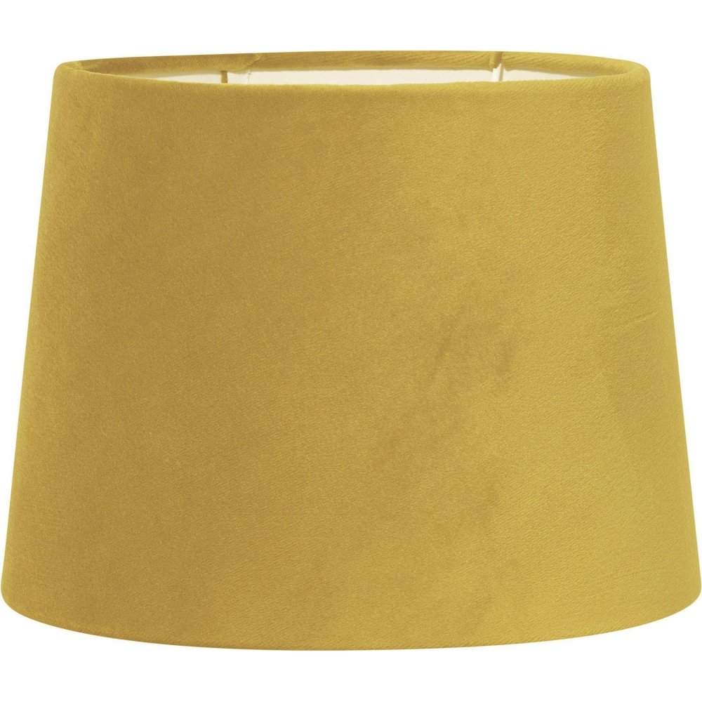 Sofia Velvet lampeskjerm - Gul - 30 cm - Lampeskjermer