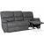 Manhattan recliner sofa 3-seter - Gr PU + Mbelpleiesett for tekstiler