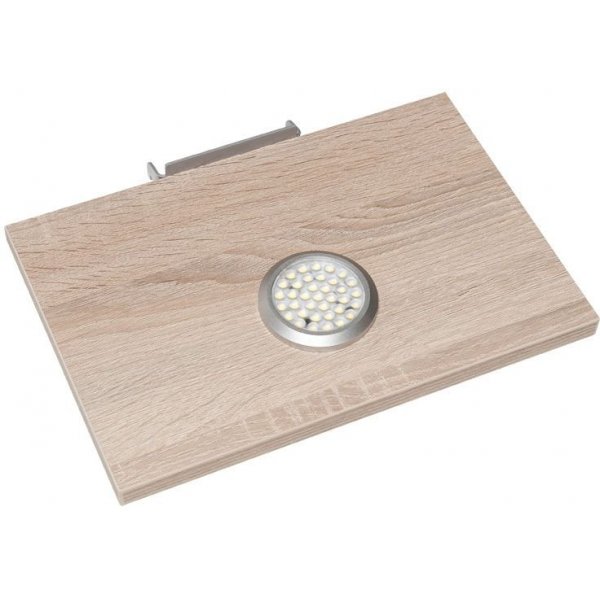 Sengegavl 185 - Hvitpigmentert eik