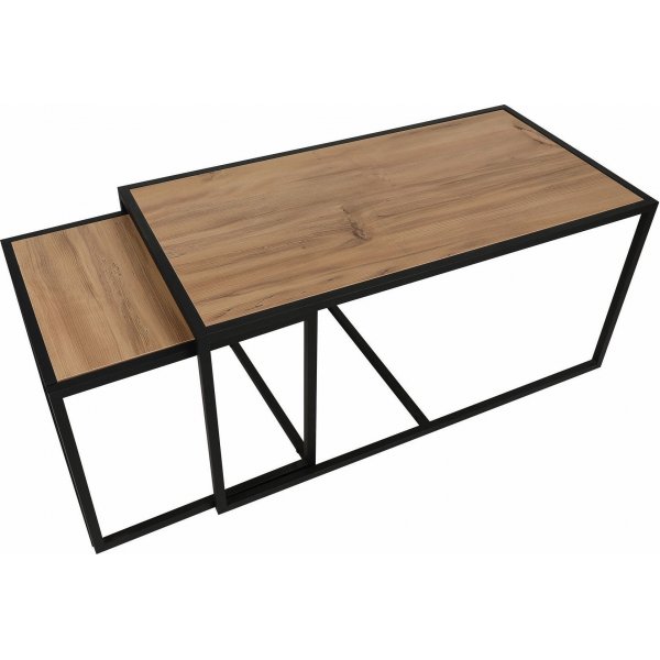 Atlantis salongbord - Eik/svart