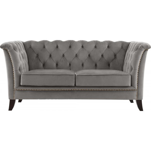 Sofa Chesterfield 2-seter gr - Henry