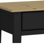 Nola skrivebord 95 x 45 cm - Sort/beige
