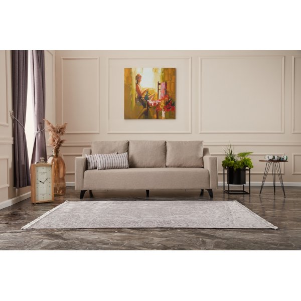 Doga 3-seters sovesofa - Cream