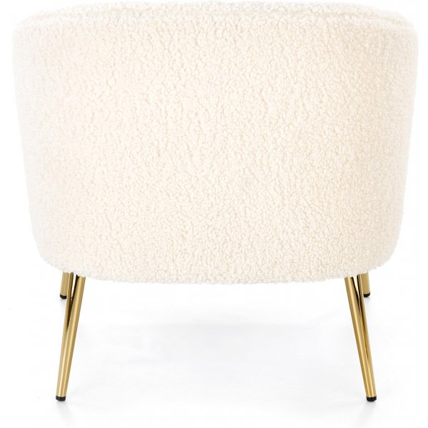 Bandera lenestol - Kremhvit/gull Bandera lenestol - Kremhvit/gull