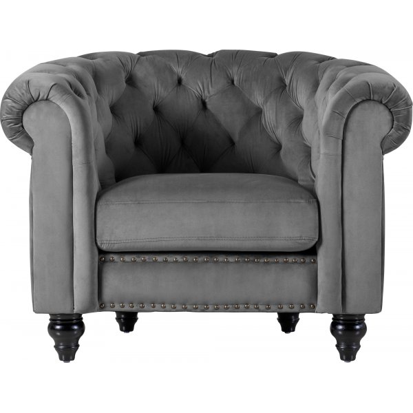 Chesterfield Royal lenestol - Gr flyel