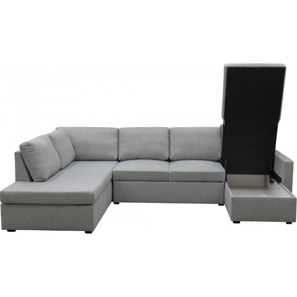 U sofa sovesofa grå - Tärnö + Flekkfjerner for møbler U sofa sovesofa grå - Tärnö + Flekkfjerner for møbler