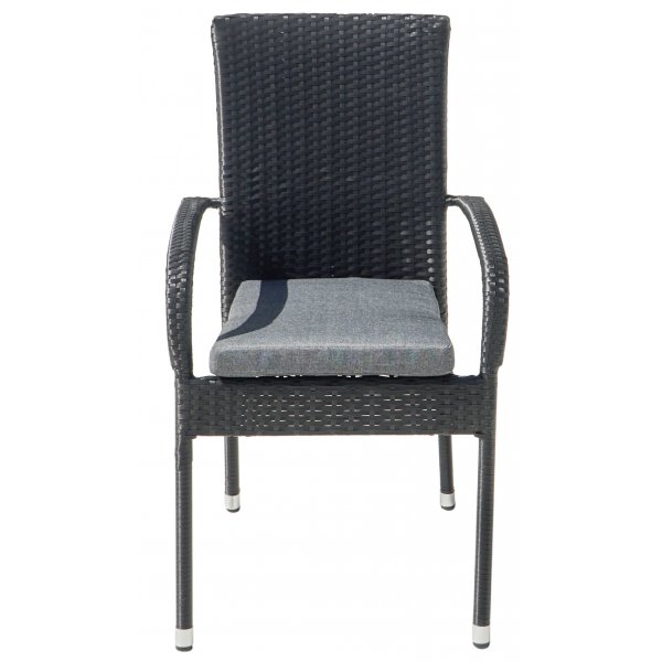 Stabelbar utestol med pute