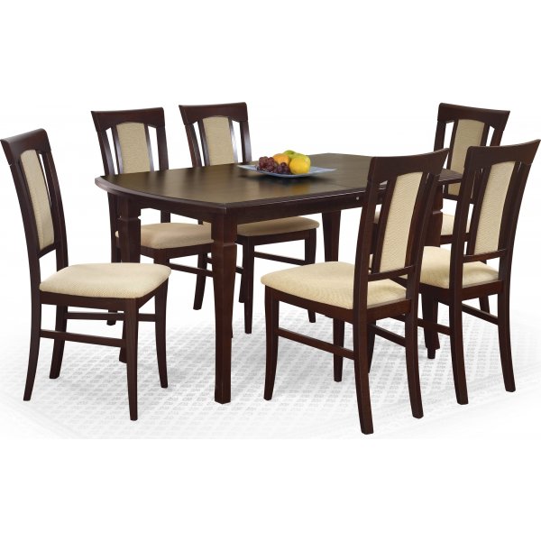 Micah spisebord 160-240 cm - Mørk valnøtt Micah spisebord 160-240 cm - Mørk valnøtt