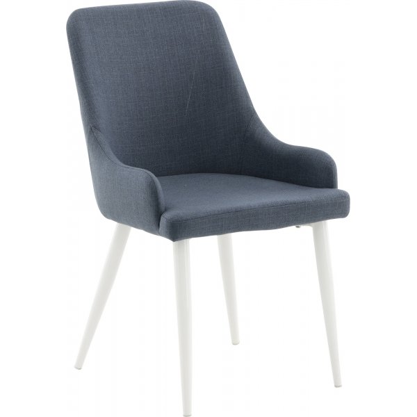 Paradis spisestol - Bl/hvit