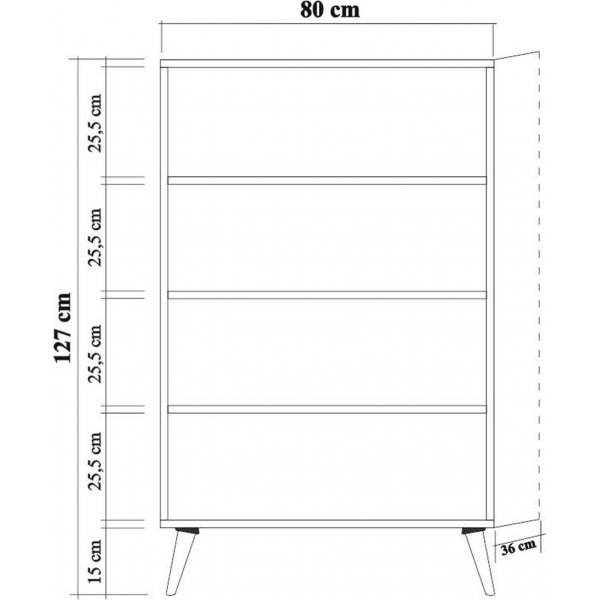Multibox skap - Sonoma eik Multibox skap - Sonoma eik