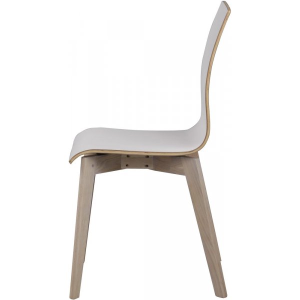 Aniyah stol - Hvit/whitewash eik