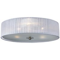 Byske Taklampe - Hvit/Frostet glass Byske Taklampe - Hvit/Frostet glass