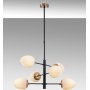 Arve taklampe 10195 - Sort/antikk/hvit