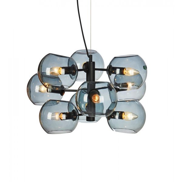 Soap Taklampe - Svart/Rykfarget