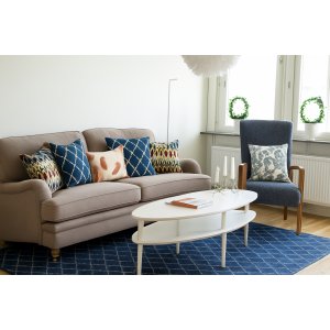 Sofa 3-seter 230 cm - lys møll - Howard Luxor Sofa 3-seter 230 cm - lys møll - Howard Luxor