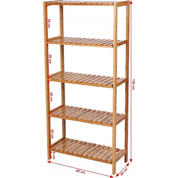 Japonica hylle 60 x 130 cm - Bambus