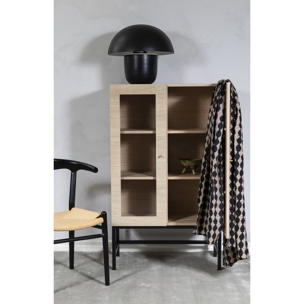 Carl vitrineskap (Highboard) - Whitewash oak