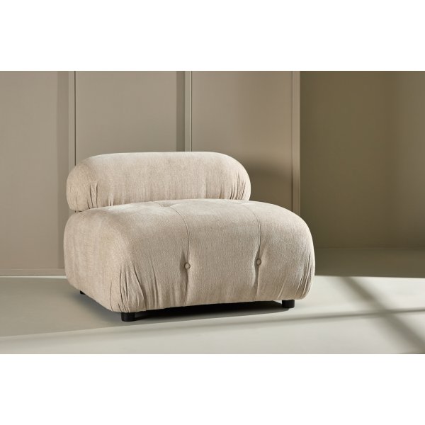 Mika sofamodul - Beige/Krom Mika sofamodul - Beige/Krom