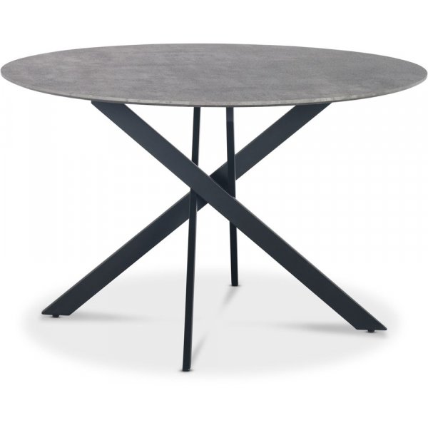 Hogrän spisebord Ø120 cm - Betong imitasjon Hogrän spisebord Ø120 cm - Betong imitasjon