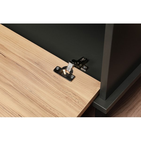 Ibiza mediebenk - Eik/antrasitt Ibiza mediebenk - Eik/antrasitt