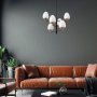 Arve taklampe 10180 - Sort/antikk/hvit