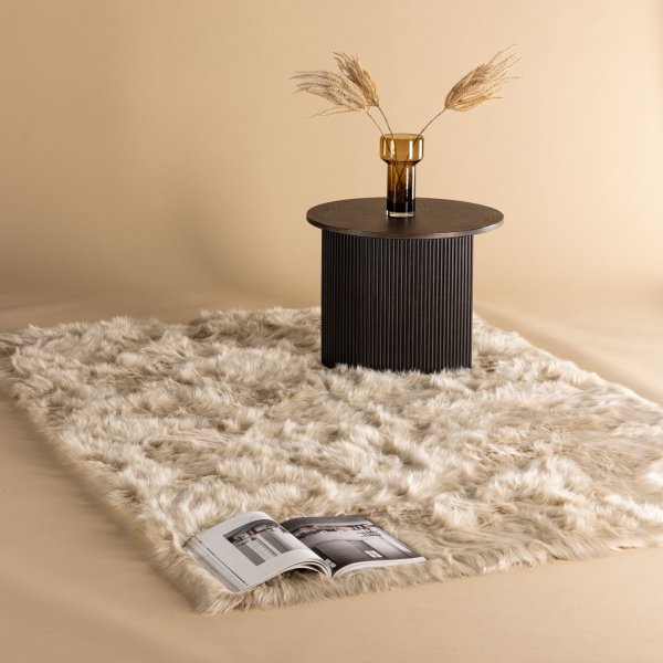 Katy fold 230 x 160 cm - Beige fuskepels Katy fold 230 x 160 cm - Beige fuskepels