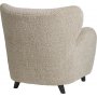 Carlino lenestol i beige teddy