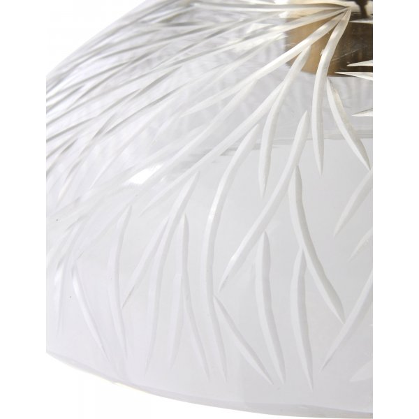 Taklampe i lønn - Klart glass - 23 cm Taklampe i lønn - Klart glass - 23 cm