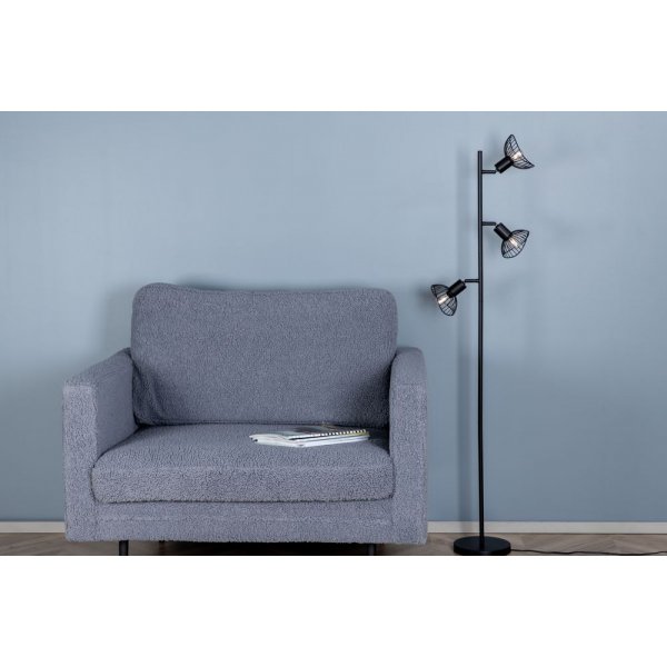 Nätthult gulvlampe - Svart Nätthult gulvlampe - Svart