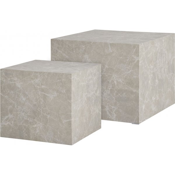 Praha salongbord sett - Marmor look Praha salongbord sett - Marmor look