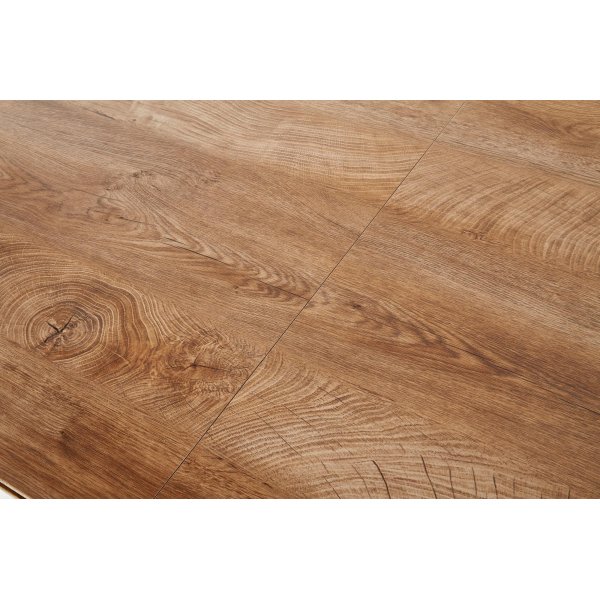 Mishi spisebord 140-180 cm - Eik/sort