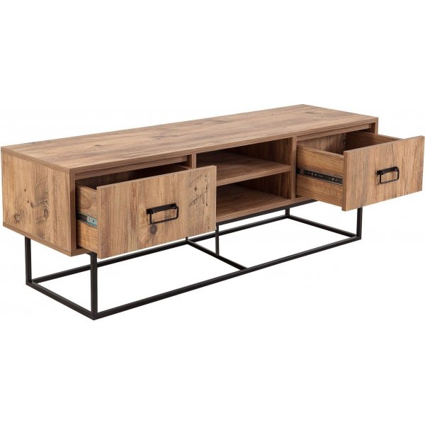 Quantum Silva mediebenk, 140 cm - Furu/svart