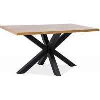 Spisebord Finley 180 cm - Eik/svart Spisebord Finley 180 cm - Eik/svart