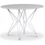 Zoo spisebord 105 cm - Hvit / Terrazzo Bianco