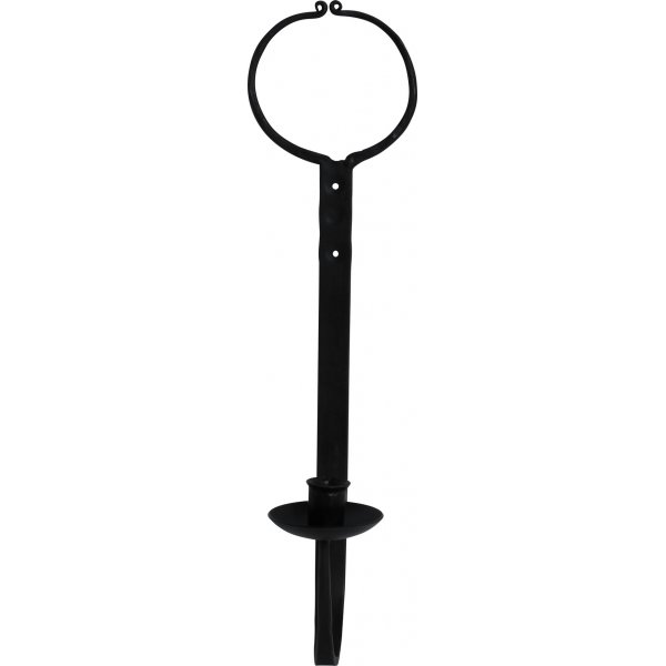 Hndsmidd vegglampe - Svart