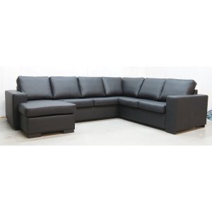 Solna XL U-sofa i bunnet lr - Venstre