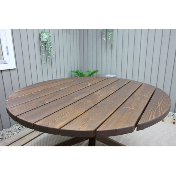 Scottsdale spisebord Ø112 cm - Brun Scottsdale spisebord Ø112 cm - Brun