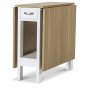 Signum Bankebord - Hvit/Eik
