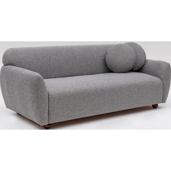 Eddy 3-seters sofa - Lysegr�