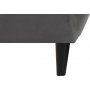 Felicia 3-seters sofa - Mrkegr (Flyel)