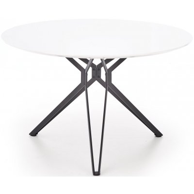 Bibbi spisebord 120 cm - Hvit/svart